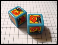 Dice : Dice - Game Dice - Polar Dare by Milton Bradley 1991